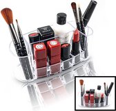 Decopatent® Make up Organizer 8 Vakken - Makeup Organizer Transparant - Cosmetica - Lippenstift - Nagellak - Brushes - Kwasten