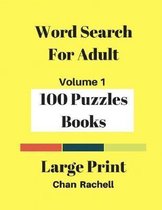 Word Search 100 Puzzles Puzzles Books Go Go: Large Print Puzzles Books For Adult Easy Games