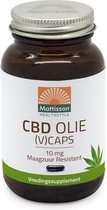 Mattisson - CBD Olie 10 mg - Cannabidiol (CBD) - In Nederland Gekweekt - Supplement - 60 Capsules