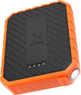 Xtorm Rugged Power Bank - 10 000 mAh - Zwart/Oranje