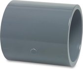 Mega Sok PVC-U 50 mm lijmmof 16bar grijs