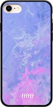 iPhone 7 Hoesje TPU Case - Purple and Pink Water #ffffff