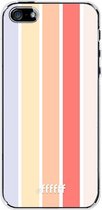 iPhone SE (2016) Hoesje Transparant TPU Case - Vertical Pastel Party #ffffff