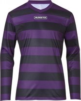 Masita Sportshirt - Sport - Voetbal -Sportshirt Heren - Sportshirt Dames -Paars  - Zwart - XL