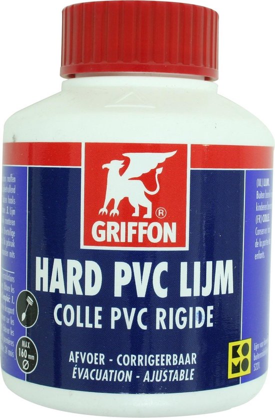 Griffon Lijm PVC hard 100ml komo