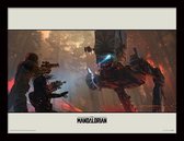 Poster - Star Wars The Mandalorian Walker - 40 X 30 Cm - Multicolor