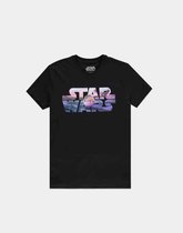 Star Wars Baby Yoda Logo T-Shirt Zwart