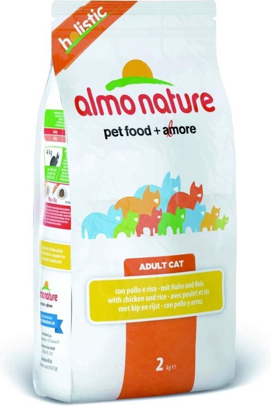 Almo Nature Cat Droog Kip/Rijst 2 kg