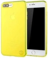 iPhone SE 2020 geel siliconenhoesje transparant siliconenhoesje / Siliconen Gel TPU / Back Cover / Hoesje iPhone SE 2020 geel doorzichtig