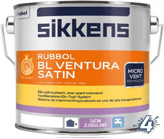 Sikkens Rubbol BL Ventura Satin 2.5 liter Wit