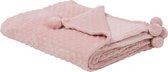 Beliani SAMUR II - Plaid - roze - polyester