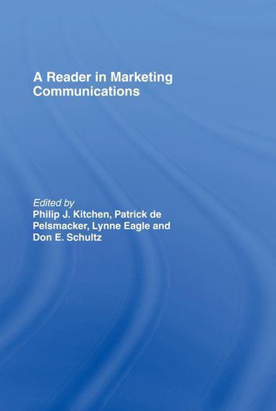 A Reader in Marketing Communications - cover