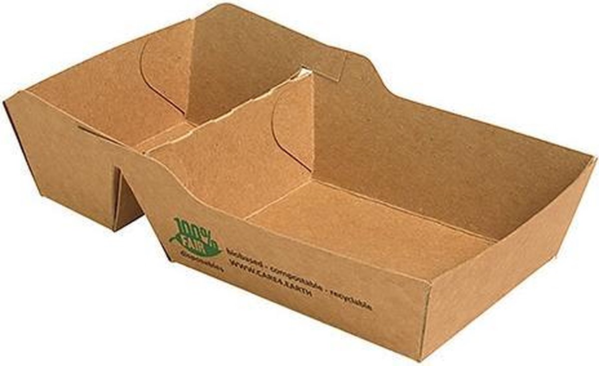 80 st. 80st. Kartonnen Frietbakjes A23 (A7+1)