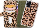 Mobilize Gelly Wallet Zipper Samsung Galaxy A31 Hoesje Olive Leopard