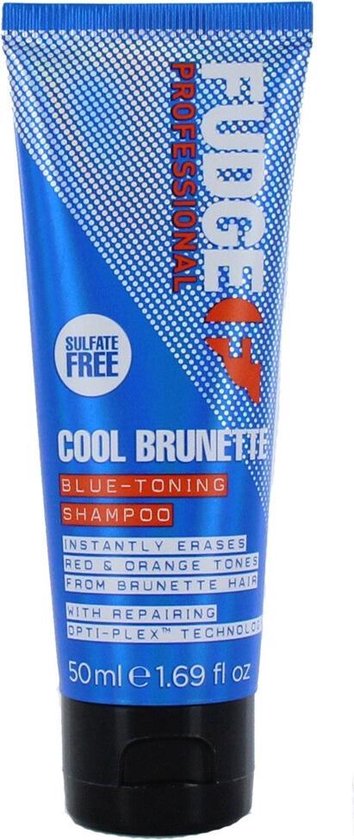 Observatie Daarbij Station Fudge Cool Brunette Blue-Toning Shampoo - 50 ml | bol.com
