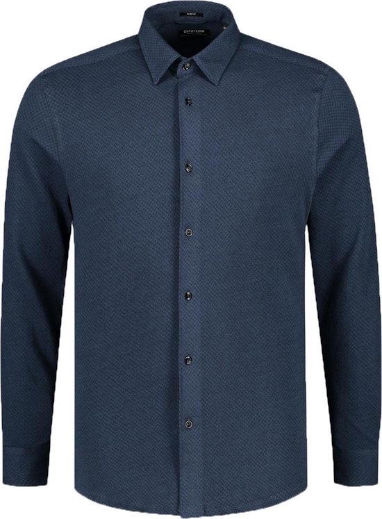 Dstrezzed Overhemd - Slim Fit - Blauw - XL | bol.com