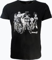 Dragon Ball Z Heroes Characters T-Shirt Zwart - Officiële Merchandise