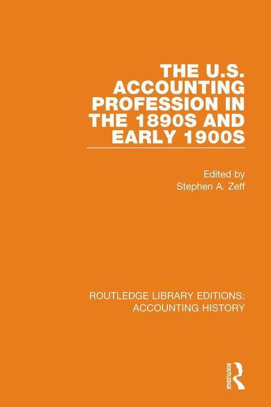 Routledge Library Editions: Accounting History - The U.S. Ac ... - cover