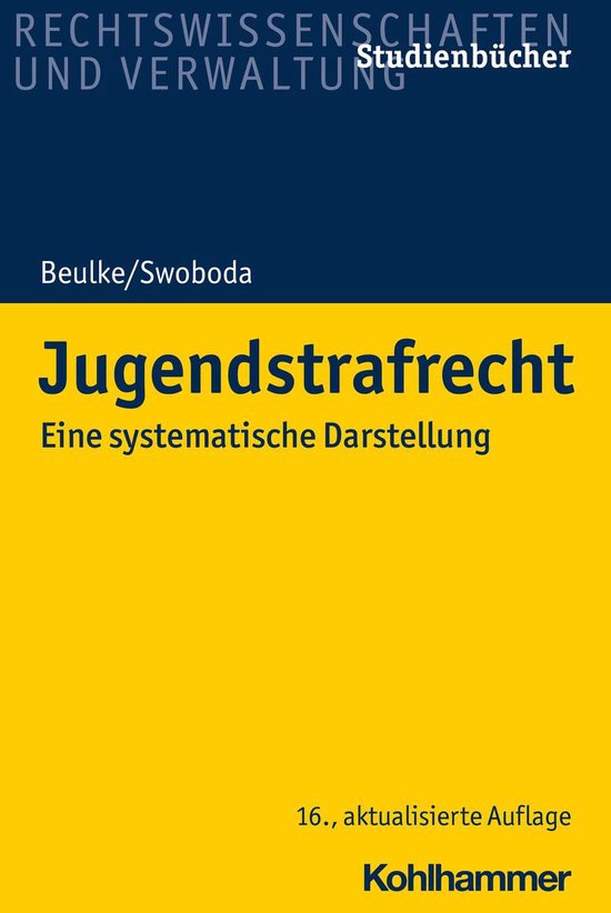 Jugendstrafrecht - cover