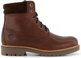 Travelin' Ljosland Dames - Halfhoge leren veterschoen - Sneaker - Bruin Leer - Maat 38