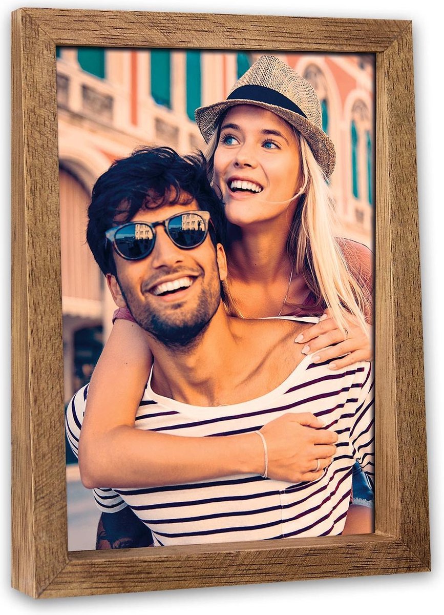 Zep Houten fotolijst Marne verticaal bruin voor foto formaat 13x18 - BM571V