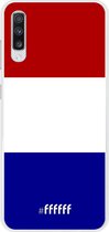 Samsung Galaxy A70 Hoesje Transparant TPU Case - Nederlandse vlag #ffffff