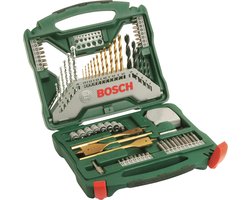 Bosch X-Line borenset - 70-delig - Titanium Plus Serie - Voor hout, metaal en steen