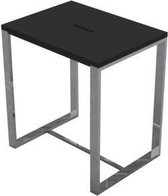 Best Design Faece Black stoel Just Solid Steel mat zwart