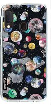 Casetastic Samsung Galaxy A20e (2019) Hoesje - Softcover Hoesje met Design - Cosmic Black Print