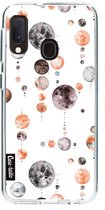 Casetastic Samsung Galaxy A20e (2019) Hoesje - Softcover Hoesje met Design - Moon Phases Print