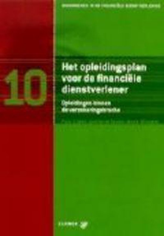 Het opleidingsplan voor de financiele dienstverlener - cover