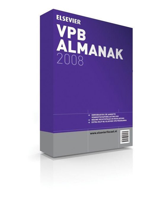 Cover van het boek 'Elsevier VPB almanak ...'
