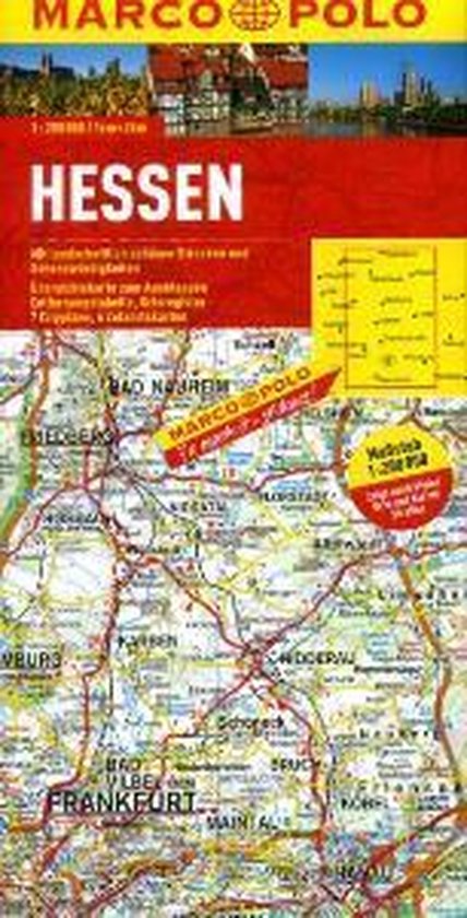 9783829740067 - MARCO POLO Karte Deutschland 06. Hessen 1 : 200 000