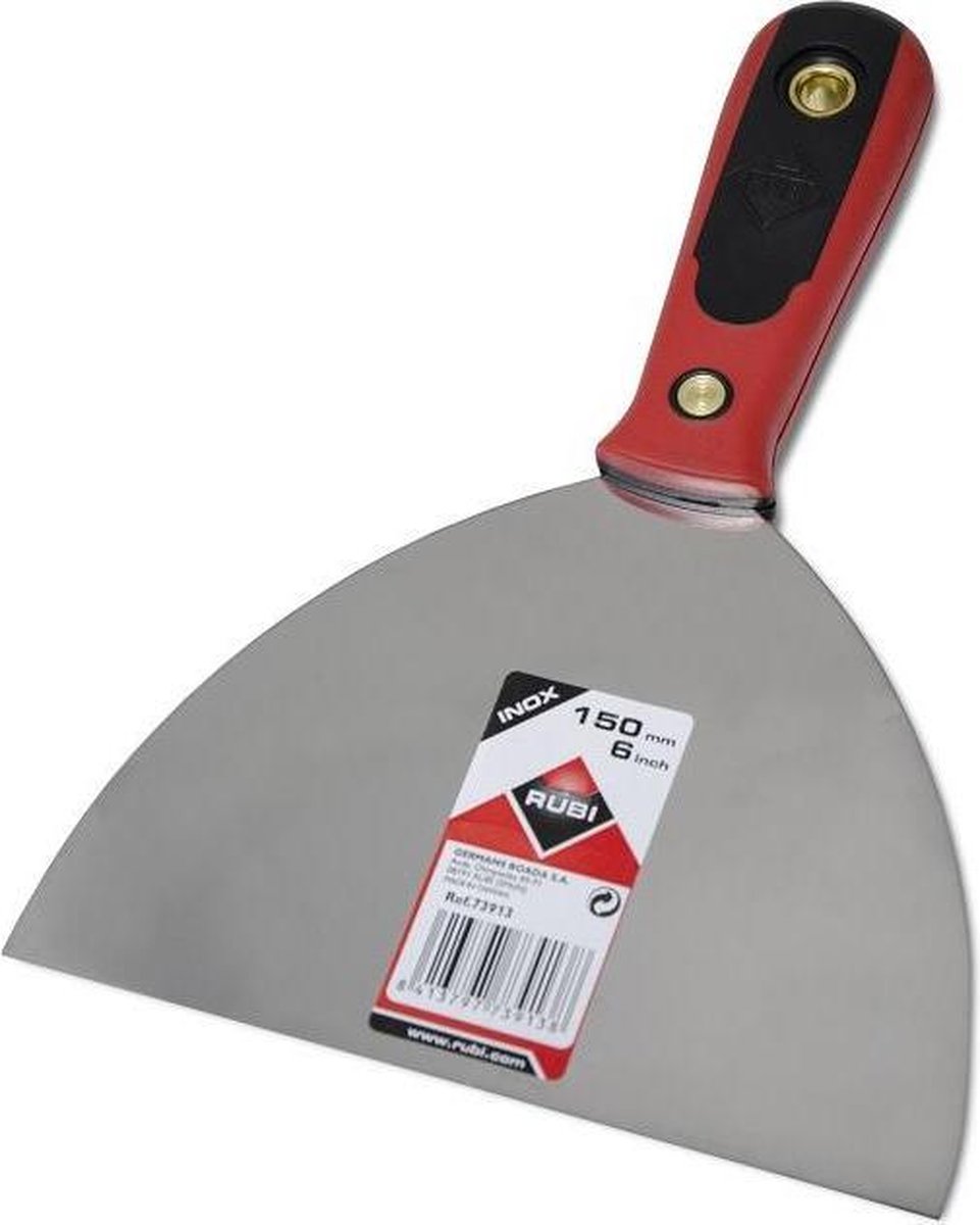 RUBI ROESTVRIJSTALEN PLAMUURMES 150 MM