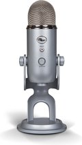 Blue Microphones Yeti USB Microfoon voor Studiokwaliteit Streaming & Recording - Zilver