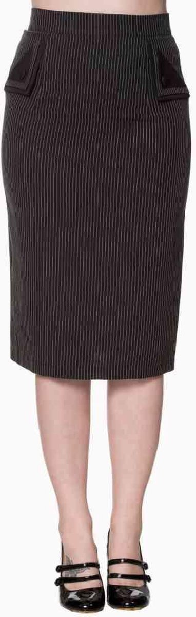 Dancing Days - Purple Haze Rok - 4XL - Zwart/Wit