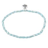 Melady Kralen Armband Ø6-7cm (3*6mm) Groen Glas Rond Kralen Armband Dames Armbandjes Sieraden Dames