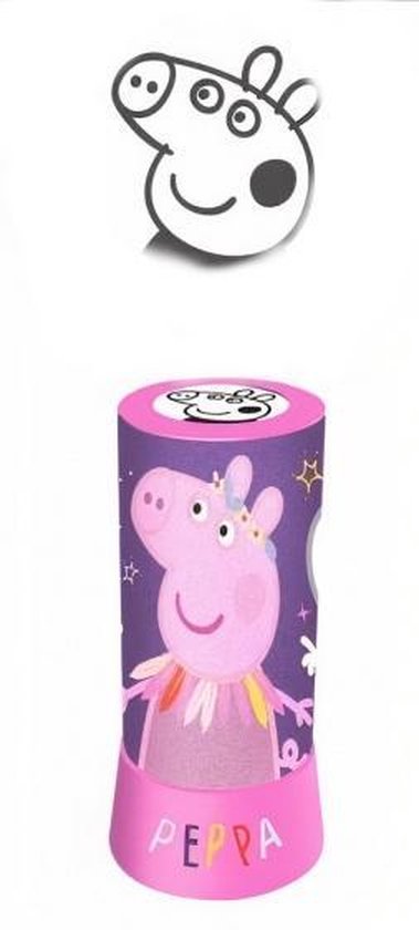 Nickelodeon Projector Peppa Pig Meisjes 9 X 20 Cm Paars/roze