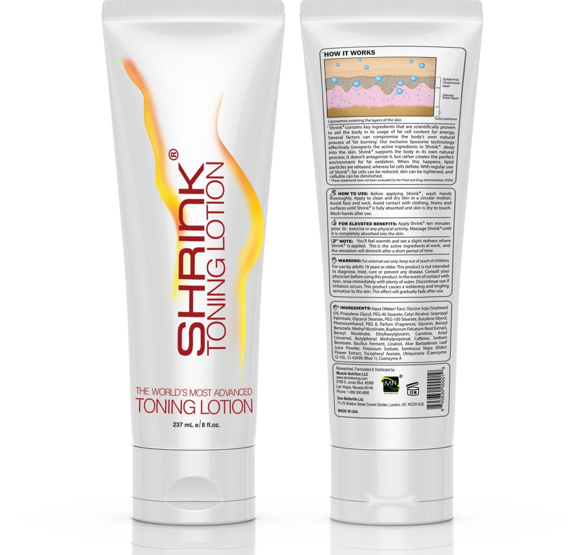 Shrink toning lotion deals