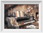 Artstudioclub®  Schilderen op nummer volwassenen piano Zonder lijst