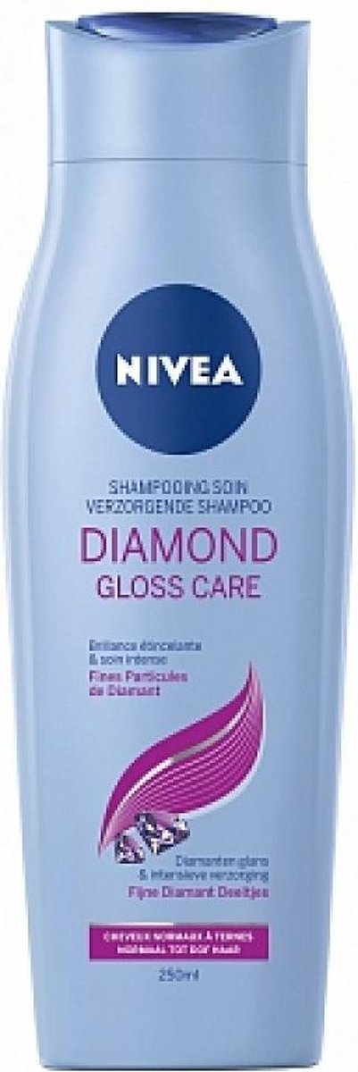 embargo Fascinerend Door NIVEA Diamond Gloss Care Shampoo - 6 x 250 ml - Voordeelverpakking | bol.com