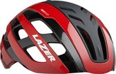 Lazer Fietshelm Century Led Unisex Rood/zwart Maat 52-56 Cm