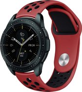 Samsung Galaxy Watch bandje 46mm - iMoshion Siliconen Sport Smartwatch bandje - Rood