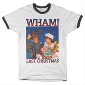 Wham! Heren Tshirt -M- Last Christmas Wit