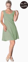 Dancing Days Korte jurk -4XL- MAKE A WISH TABS Groen