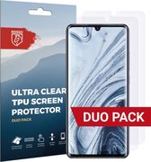 Rosso Screen Protector Ultra Clear Duo Pack Geschikt voor Xiaomi Mi Note 10 (Pro) | Folie | 2 Stuks