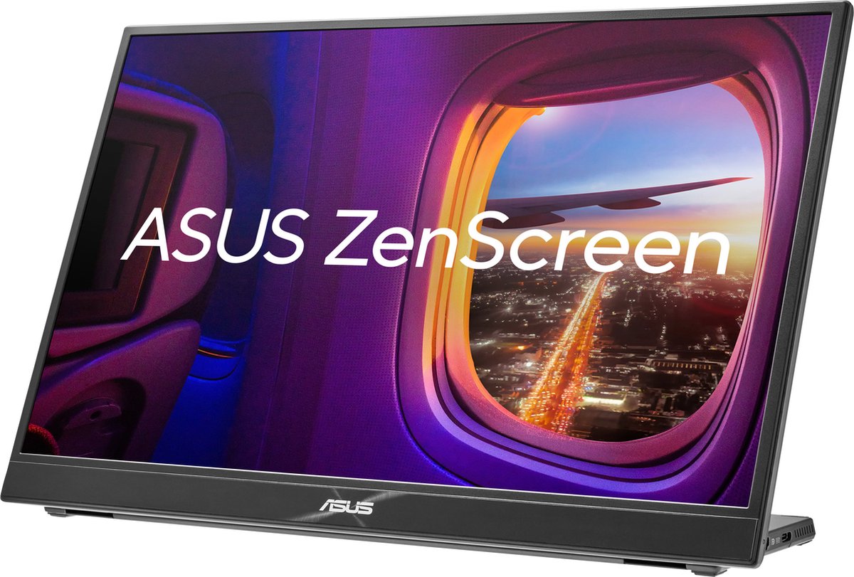 ASUS ZenScreen MB166C - Portable USB-C Monitor - Met