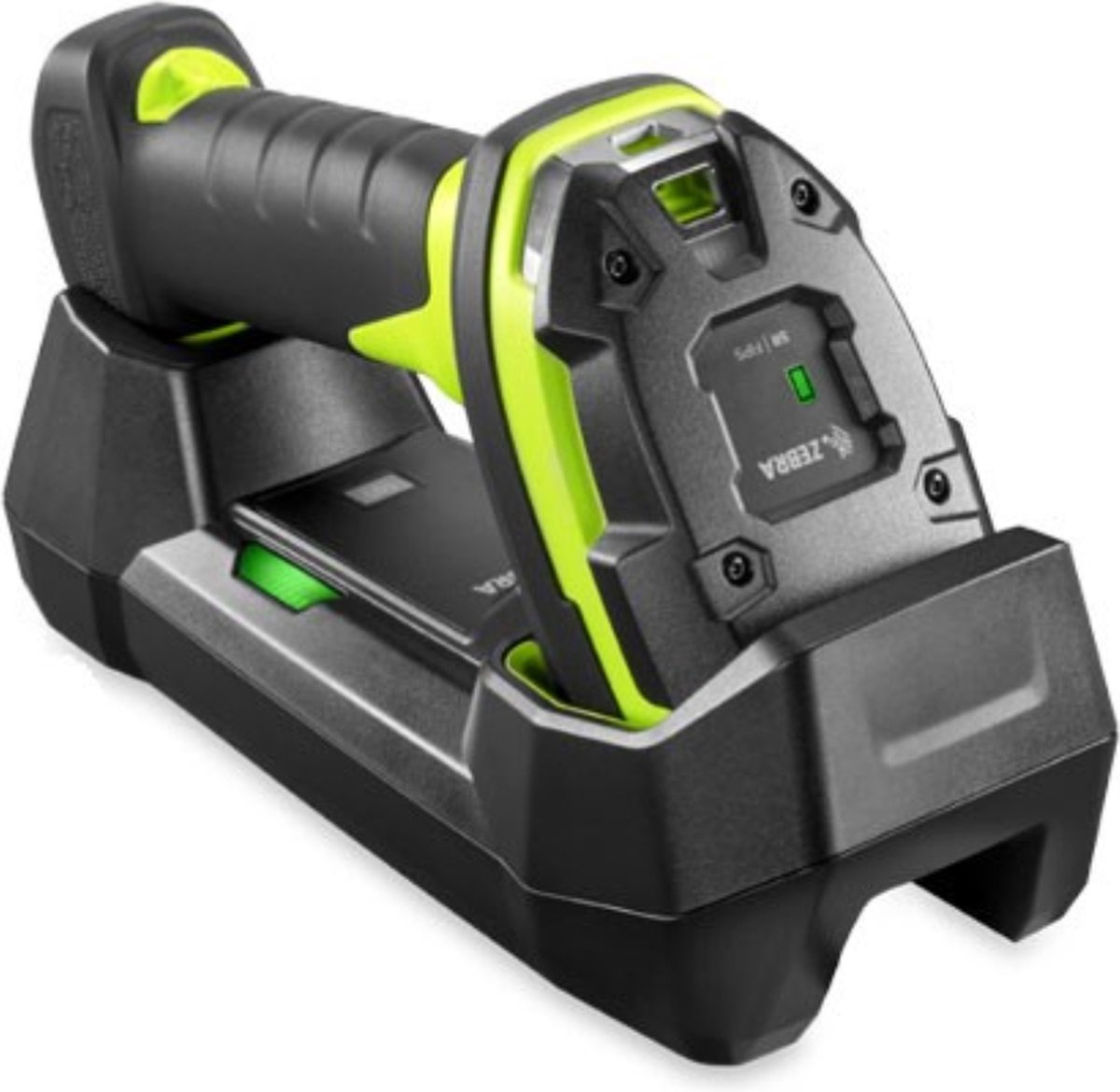 Zebra LI3678-ER, BT, 1D, ER, multi-IF, FIPS, kabel (USB), zwart, groen
