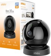 Imou Rex 3D PetCam – Huisdiercamera met 3K Beeld – Volgt je Hond of Kat – 360° Draaibaar – Geluidsdetectie – Twee-weg Spraak – Directe Melding bij Beweging of Miauw/Blaffen