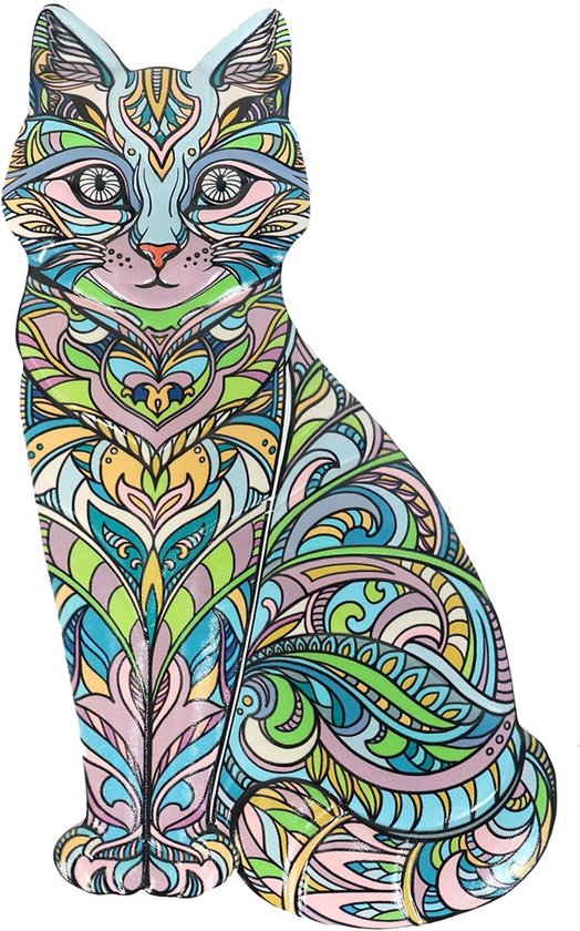 Chat | métal | Paisley | M | 23 cm